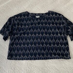 J Jill Boxy Patterned Women's Top, MP